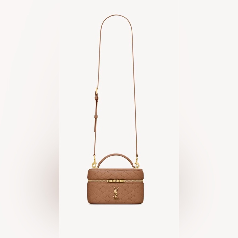 Saint Laurent GABY vanity crossbody bag in lambskin leather